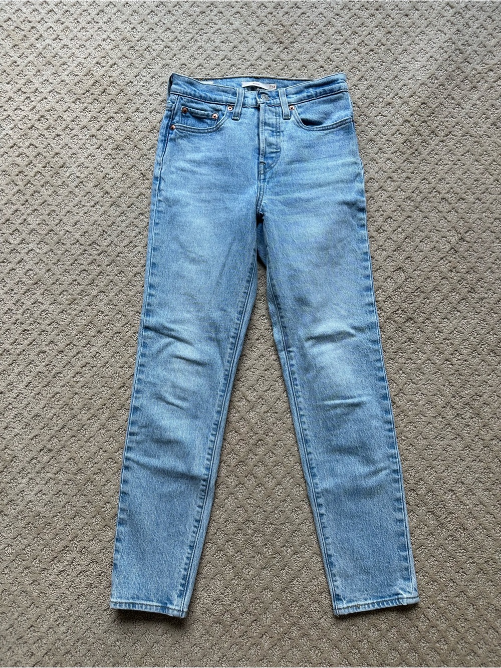 Levi's Light Blue Straight-Leg Wedgie Style Women's High-Rise Jeans